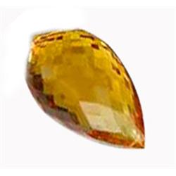14ct Elegant Briolette Yellow Color Citrine (GEM-14155B) (GEM-14155B)