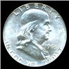 Image 1 : 1963D Franklin Half Graded MS65 NGC with FBLs (COI-4905) (COI-4905)