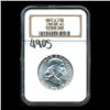 Image 3 : 1963D Franklin Half Graded MS65 NGC with FBLs (COI-4905) (COI-4905)