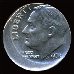 1978 Roosevelt Dime Off Center Error Gem Uncirculated (COI-5112) (COI-5112)