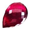 Image 1 : 2.16ct Elegant Briolette Top Blood Red Ruby Natural (GEM-17791)