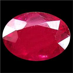 3.72ct Resplendent Top Hot Red Ruby Oval Mozambique (GEM-17799)
