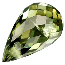 .8ct Top Forest Green Tourmaline Briolette  (GMR-0497) (GMR-0497)