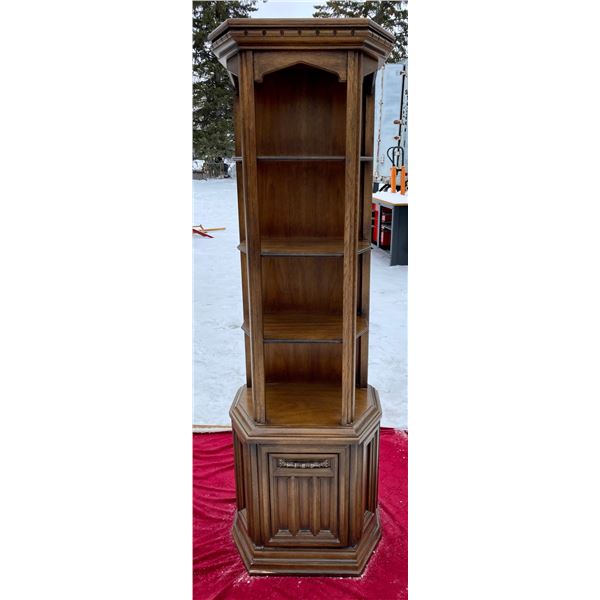 TALL CURIO WITH STORAGE