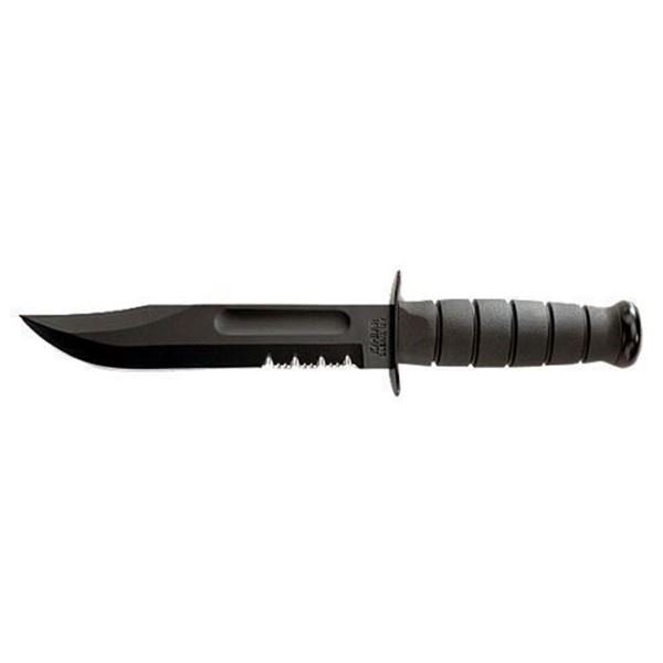 KBAR FIGHTING KNF 7" W/SHTH BLK SER