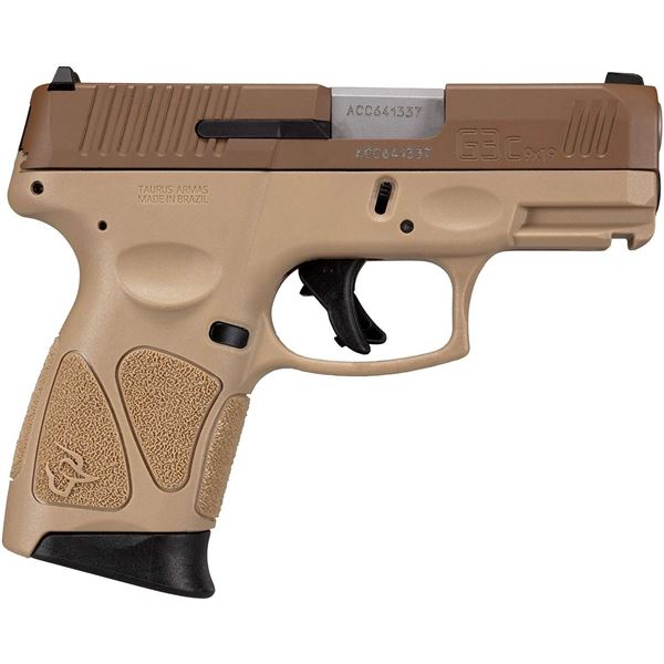 TAU G3C 9MM 3.26" COYOTE TAN SLIDE FDE FRAME 3 10