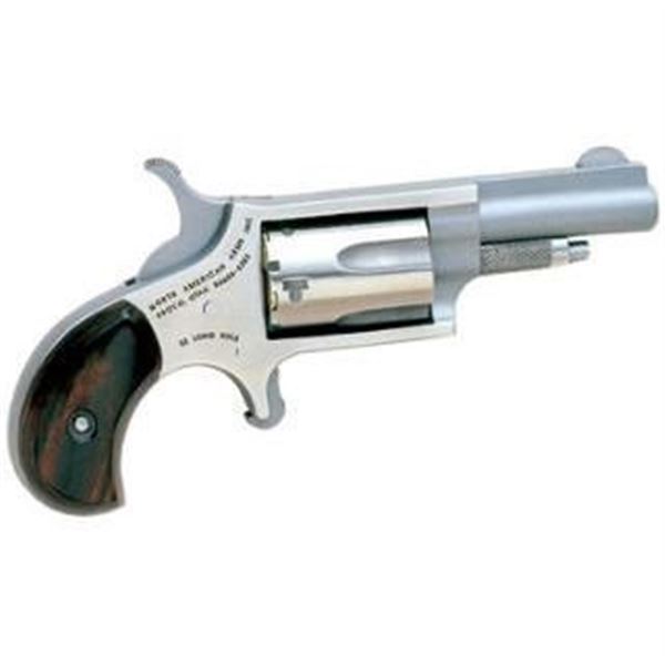 NAA MINI REVOLVER 22LR 22MAG 1 5/8" SS ROSEWOOD