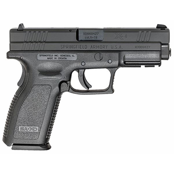SPR XD DEFENDER 9MM 4" SERVICE MODEL BLK HC