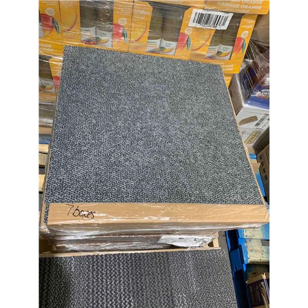 06481  River Rock  Carpet Tile 1 box Per Lot - 12 Per Box 24  x 24 