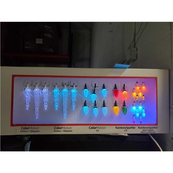 NEW Color Motion LED Christmas Lights - Retailer Display