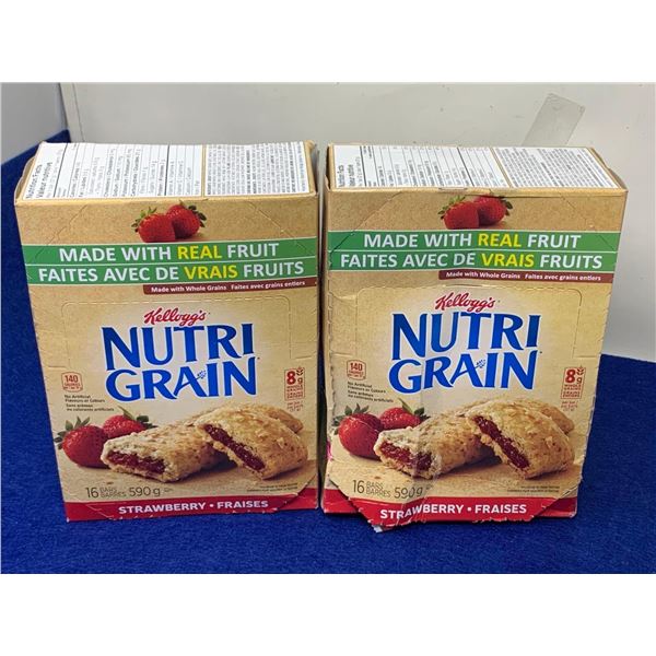 Kellogg's Nutri Grain-Strawberry Bars (2- 16 x 37g)