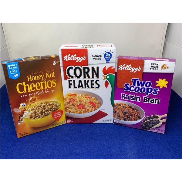 Lot of Assorted Cereals (3 boxes)