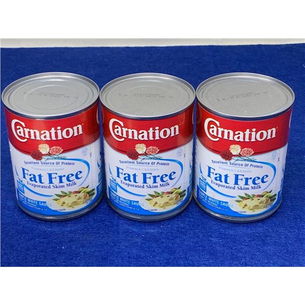 Carnation Fat Free Evaporated Skimmed Milk (3 x 354ml)