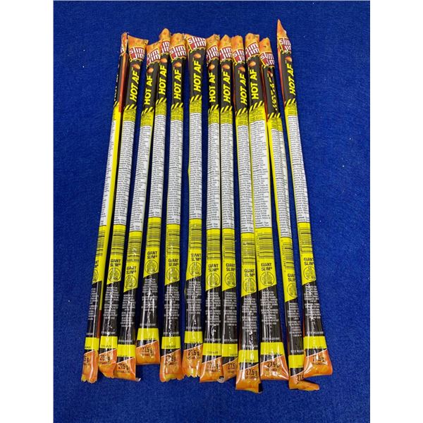 Slim Jims Hot AF Spicy Sausage Snack (12 x 27.5g)