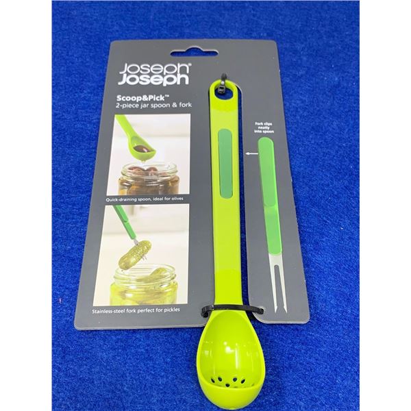 Joseph Joseph Scoop & Pick 2pc Jar Spoon & Fork