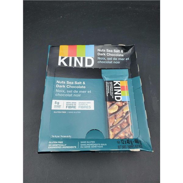 Kind Nuts Sea Salt & Dark Chocolate Bars (12 x 40g)