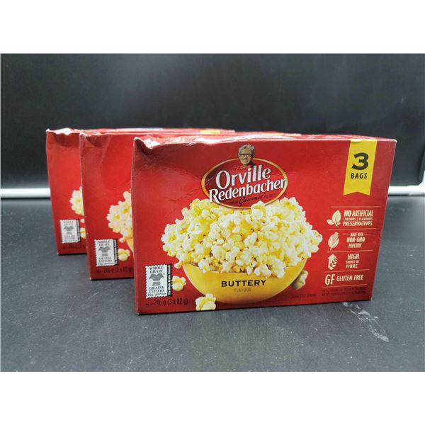 Orville Redenbachers Buttery Flavour Microwave Popcorn (3 x 82g)