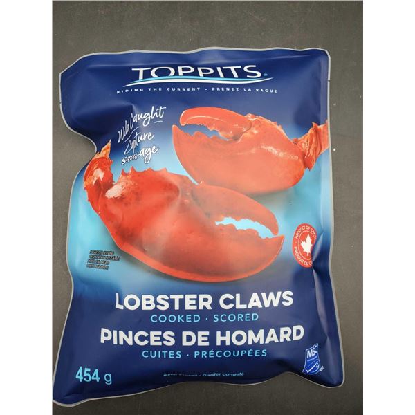 FROZEN - Toppits Cooked Lobster Claws 454g