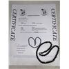 Image 3 : Tahitan Black Pearls total 30 Carats Ladies Strand of Pearls with certificate value $1700.00