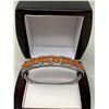 Image 1 : Rare Orange Opal 10.20 Carat Ladies Ring with certificate value $1500.00