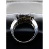 Image 2 : Ladies 10K White Gold 2.90 Carat Diamond Cluster Ring with certificate value $14,100.00