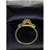 Image 2 : Natural Emerald cut 1.25 Carat Amethyst and Diamond Ring with certificate value $850.00