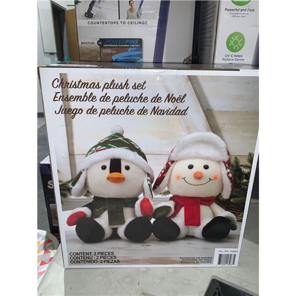 Christmas Plush Set 2 pieces Snowman Set