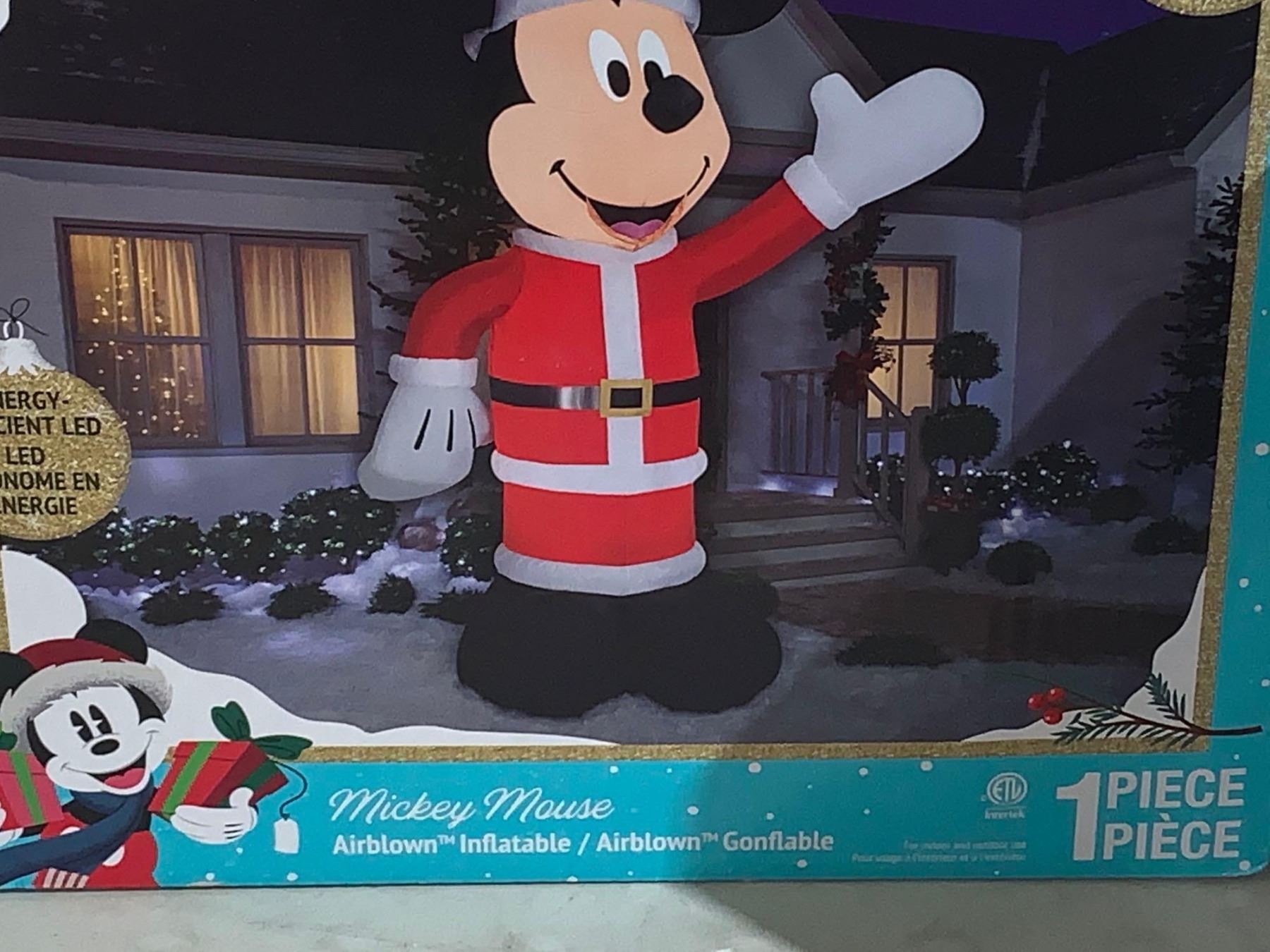 Disney 11Ft Tall Mickey Mouse Airblown Inflatable