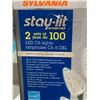 Image 2 : Sylvania stay lit platinum two sets of 100 LED C6 lights warm white