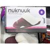 Image 2 : Nuknuuk ladies sheepskin lining slippers size 8 burgundy