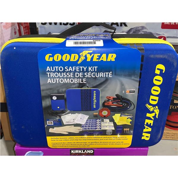 Goodyear Auto Rescue Goodyear auto safety kit includes booster cables & Tire Inflator