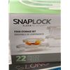 Image 2 : Snaplock clear by accent food storage set, 22 pieces