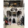 Image 1 : Star Wars, the Mandalorian, Luke Skywalker, Darth Vader & Rey figure set