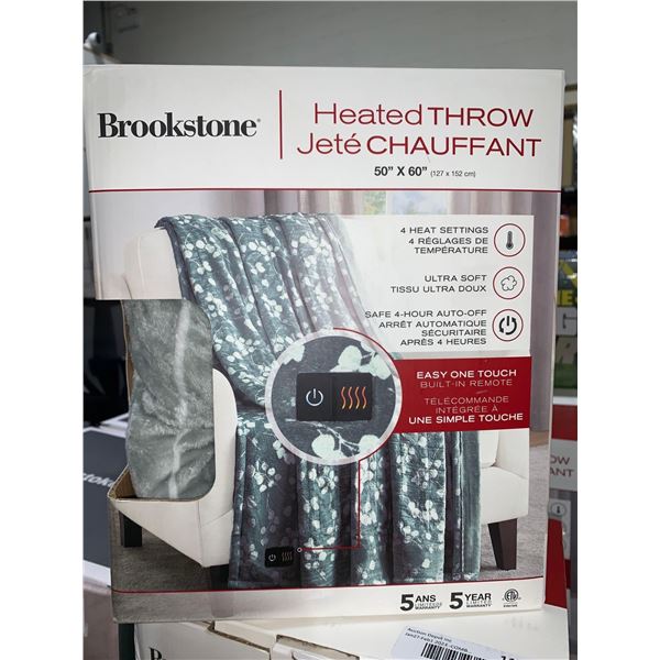 Brookstone Heated Throw 50"x60"