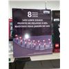Image 1 : 8 pc LED Lawn Stakes Candy Cane