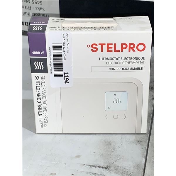 Stelpro Electronic thermostat 4000 Watt For baseboards, convectors