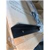 Image 2 : Black metal concealed brackets 2 pack 20x18"