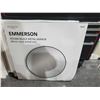 Image 2 : Hudson Home Emmerson Round Black Mirror 31.5x31.5" Minor Damage to box Item Unaffected
