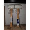 Image 1 : QEP white rubber mallet lot of 2