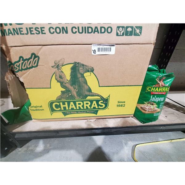 Charas tostadas jalapeno flavor 8 × 350 g