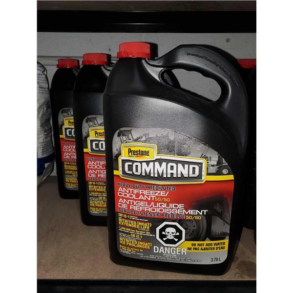 Preston command heavy duty prediluted antifreeze/coolant 3 × 3.78 l