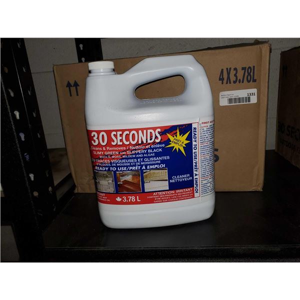 30 seconds ready to use cleaner cleans and removes slimy green and slippery black mold moss mildew a