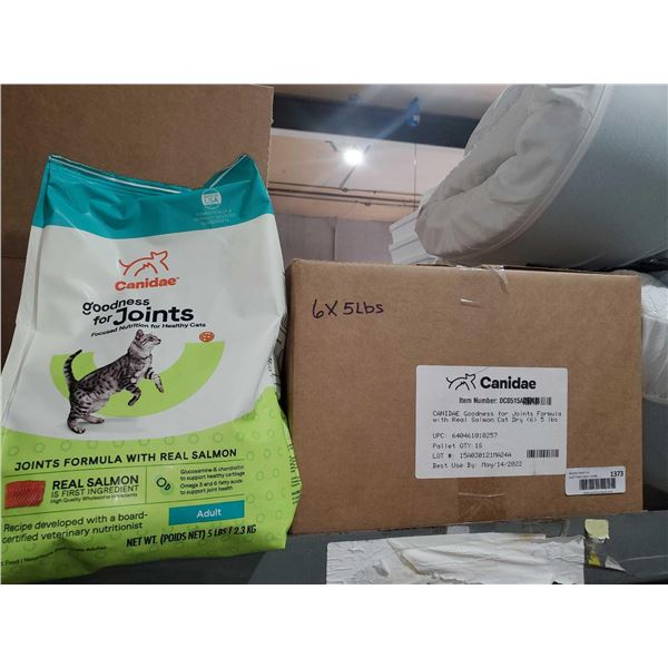 Canidae Goodness for joints cat kibble with real salmon 6 × 5 pounds