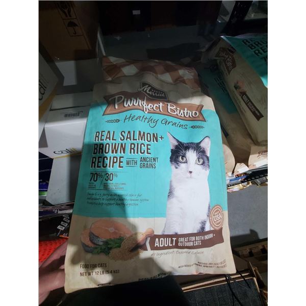 Is Merrick perrfect bistro, salmon & brown rice recipe cat food 12 pounds
