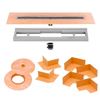 Image 4 : NEW Schluter Kerdi -Line Linear Drain Center Channel Body Kit 23 5/8"