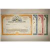 Image 3 : 4 VINTAGE STOCK CERTIFICATES: 1966 FOOD FAIR