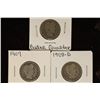 Image 1 : 1904, 1907 & 1908-D SILVER BARBER QUARTERS
