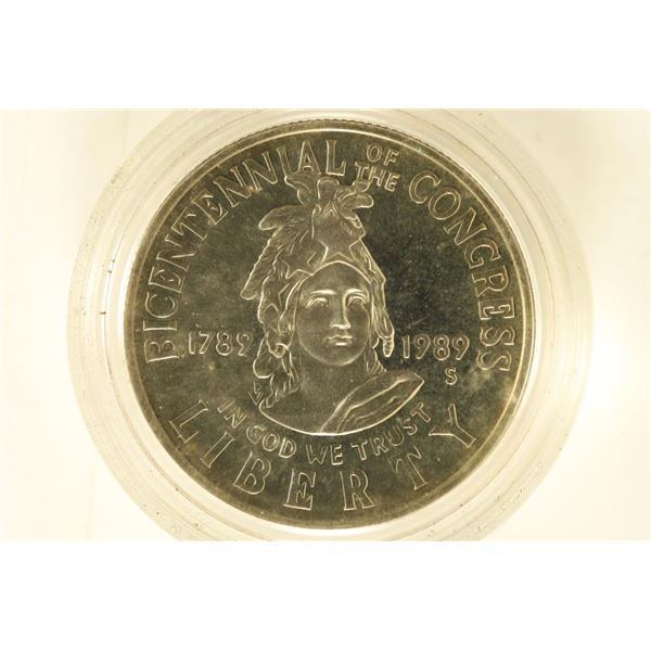 1989-S US PROOF HALF DOLLAR BICENTENNIAL CONGRESS