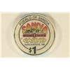 Image 2 : $1 SANDIA CASINO CHIP ALBUQUERQUE, NEW MEXICO