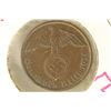 Image 1 : 1938 GERMAN 2 PFENNIG WITH SWASTIKA